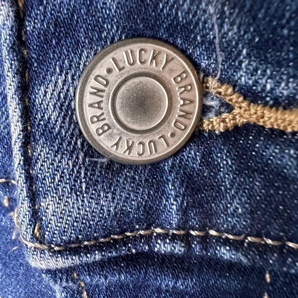 Lucky Brand Jeans Womens Size 10/30 Sweet Mid Rise Embroidered Flowers Cotton - Picture 8 of 16